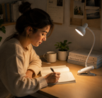 Schreibtischlampe mit Klemme | Sanfte Beleuchtung | Schreibtisch & Büro