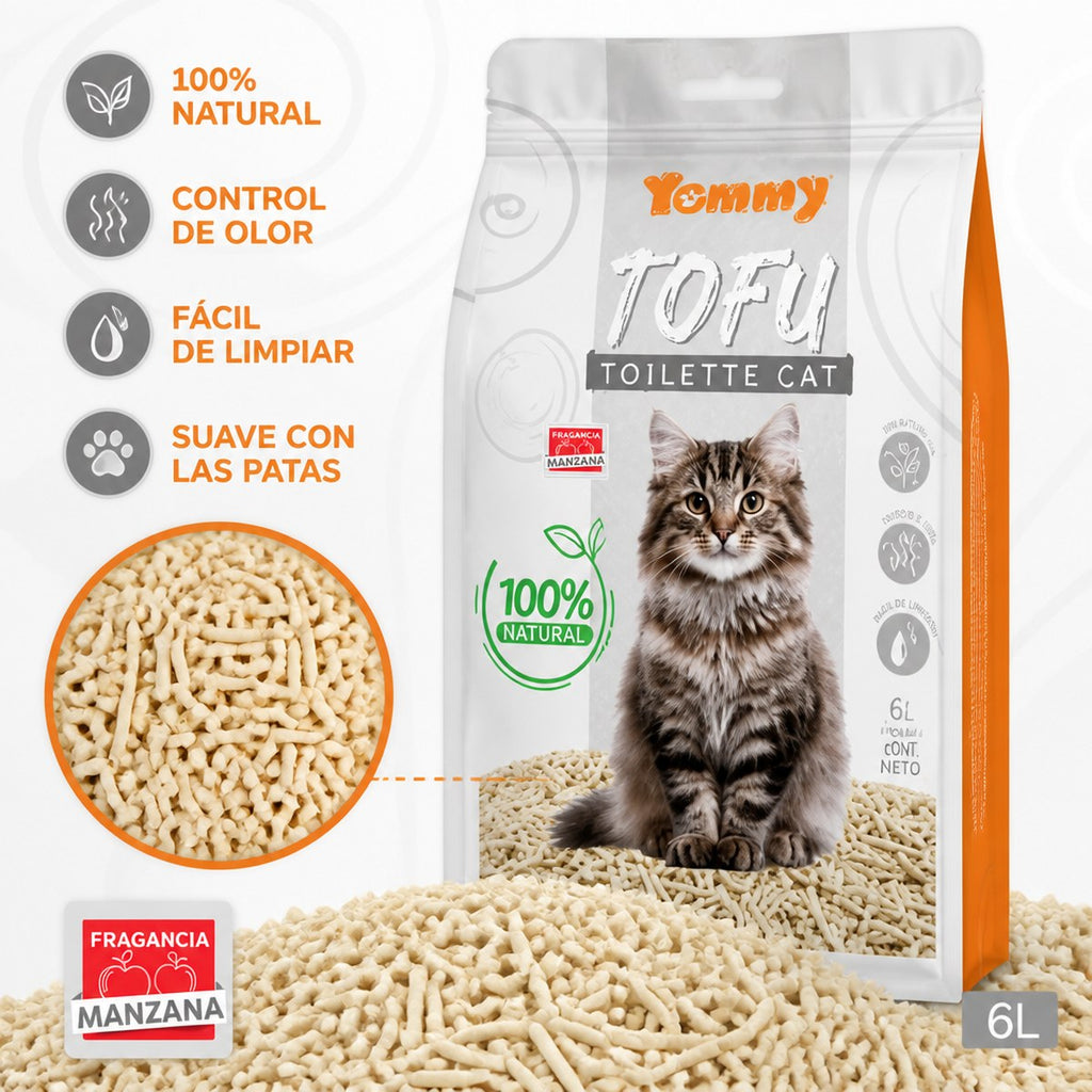 Yummy Tofu Katzenstreu, 6 l