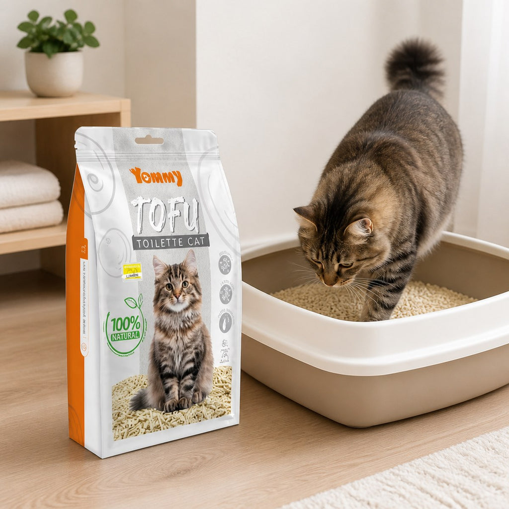 Yummy Tofu Katzenstreu mit Zitronenduft, 6L