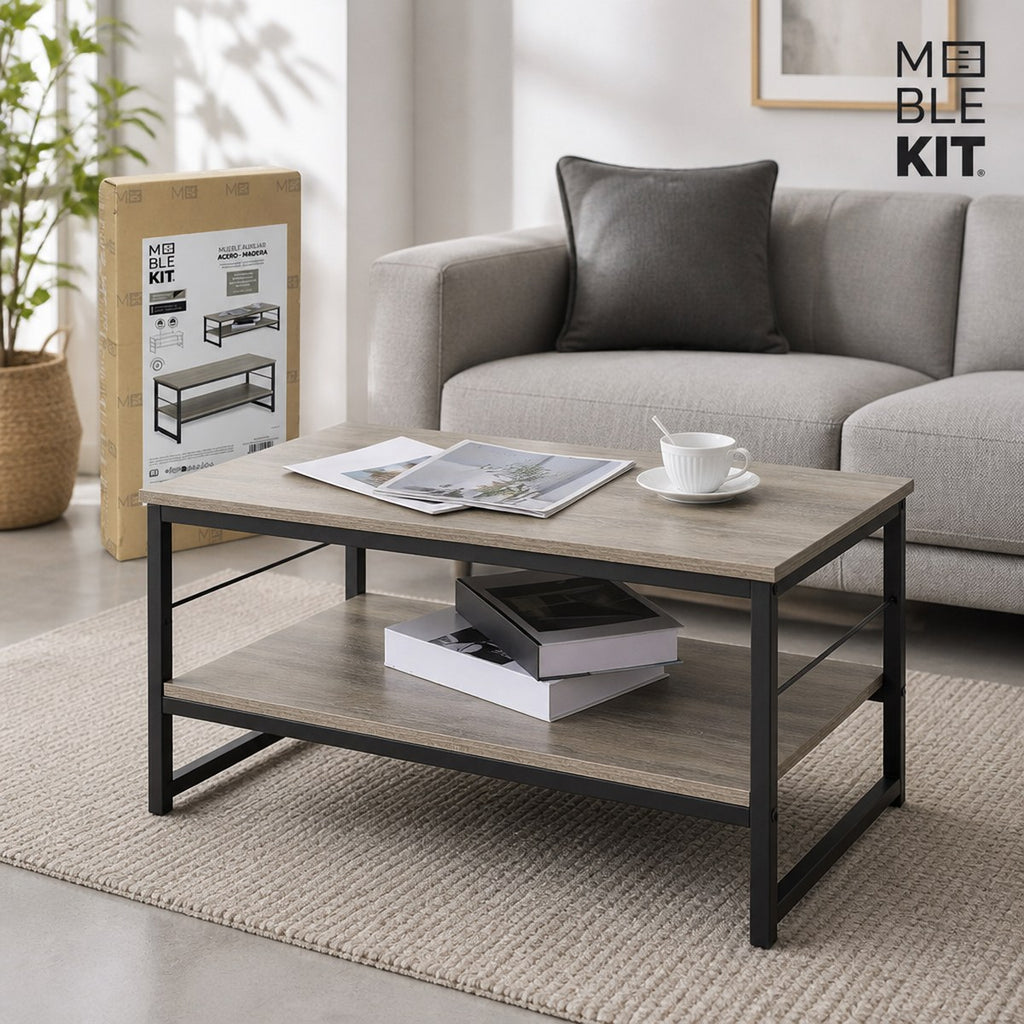 Couchtisch Industrial mit Ablage von Meble Kit