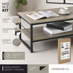 Couchtisch Industrial mit Ablage von Meble Kit