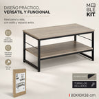 Couchtisch Industrial mit Ablage von Meble Kit