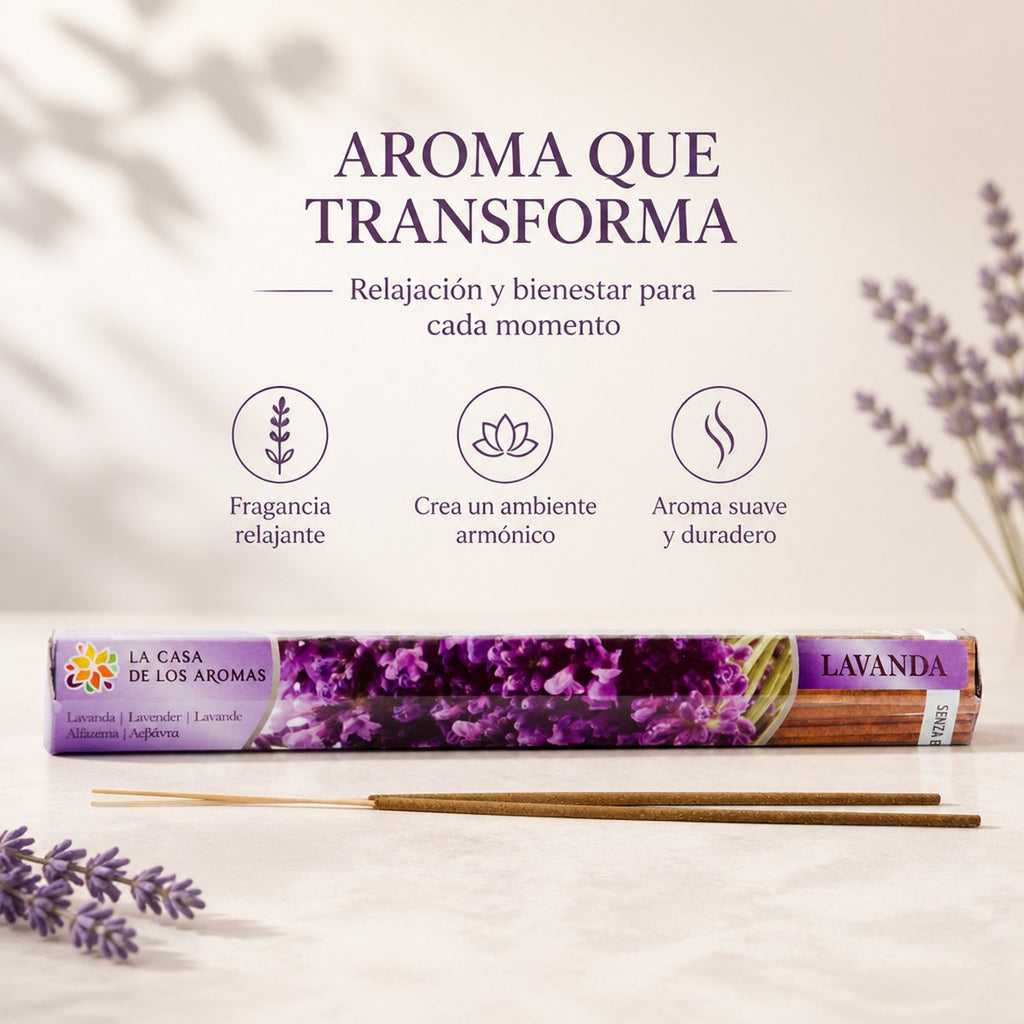 Lavendel-Räucherstäbchen La Casa de los Aromas