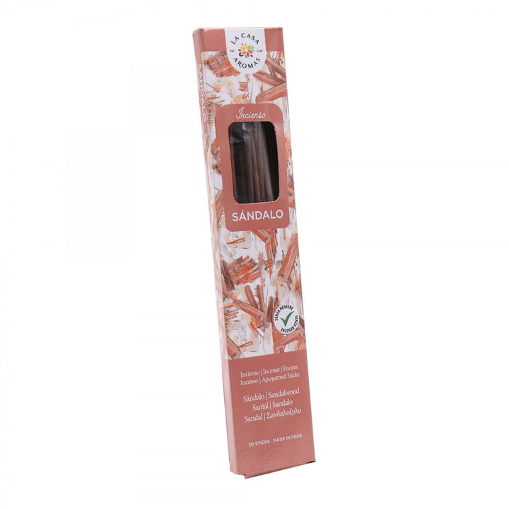 La Casa de los Aromas Sandalwood Incense Sticks product images and lifestyle scenes