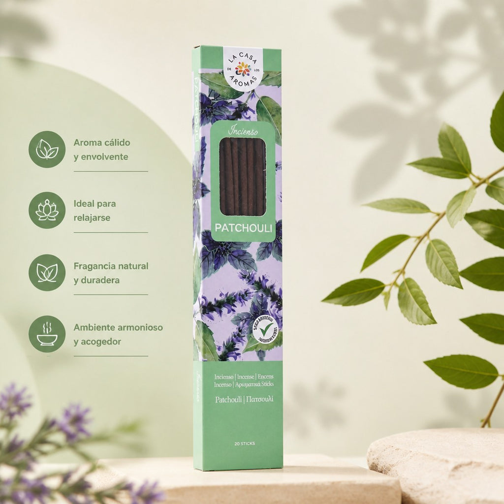 Räucherstäbchen Patchouli La Casa de los Aromas