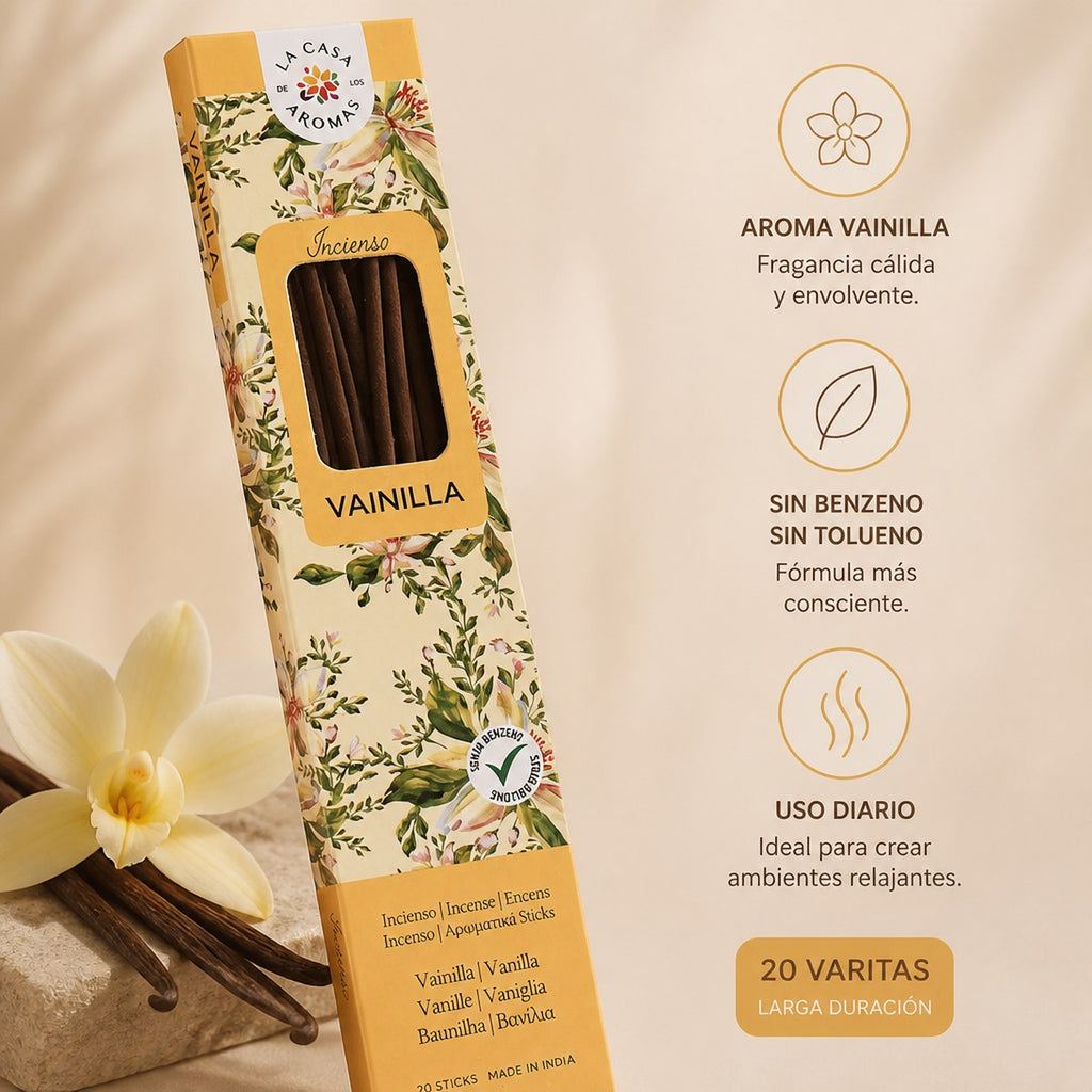 Räucherstäbchen Vanille La Casa de Aromas