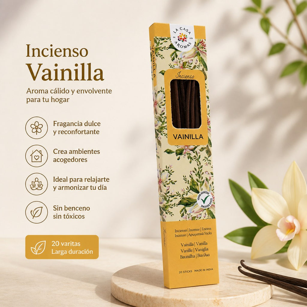 Räucherstäbchen Vanille La Casa de Aromas