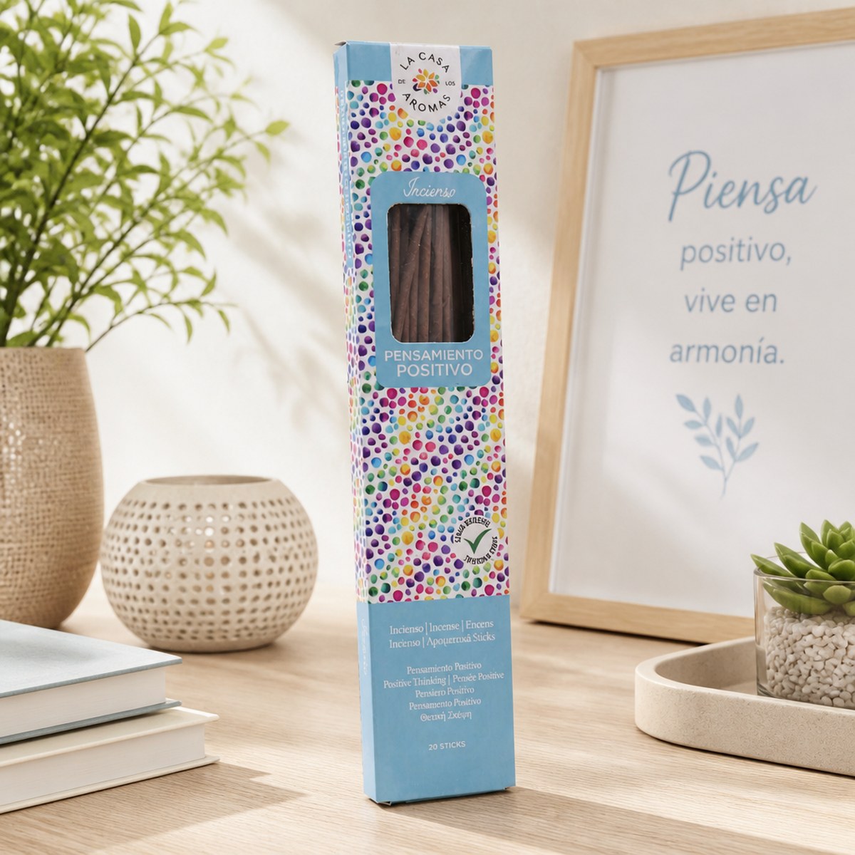 Räucherstäbchen Positive Gedanken von La Casa de los Aromas, 20 Stück