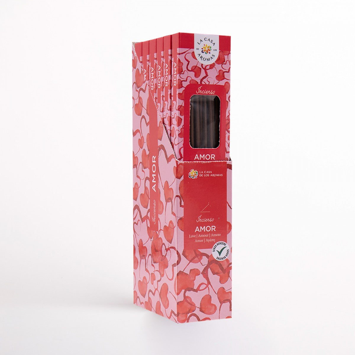 La Casa de los Aromas Amor Love Incense Sticks (Pack of 6) product images and lifestyle scenes