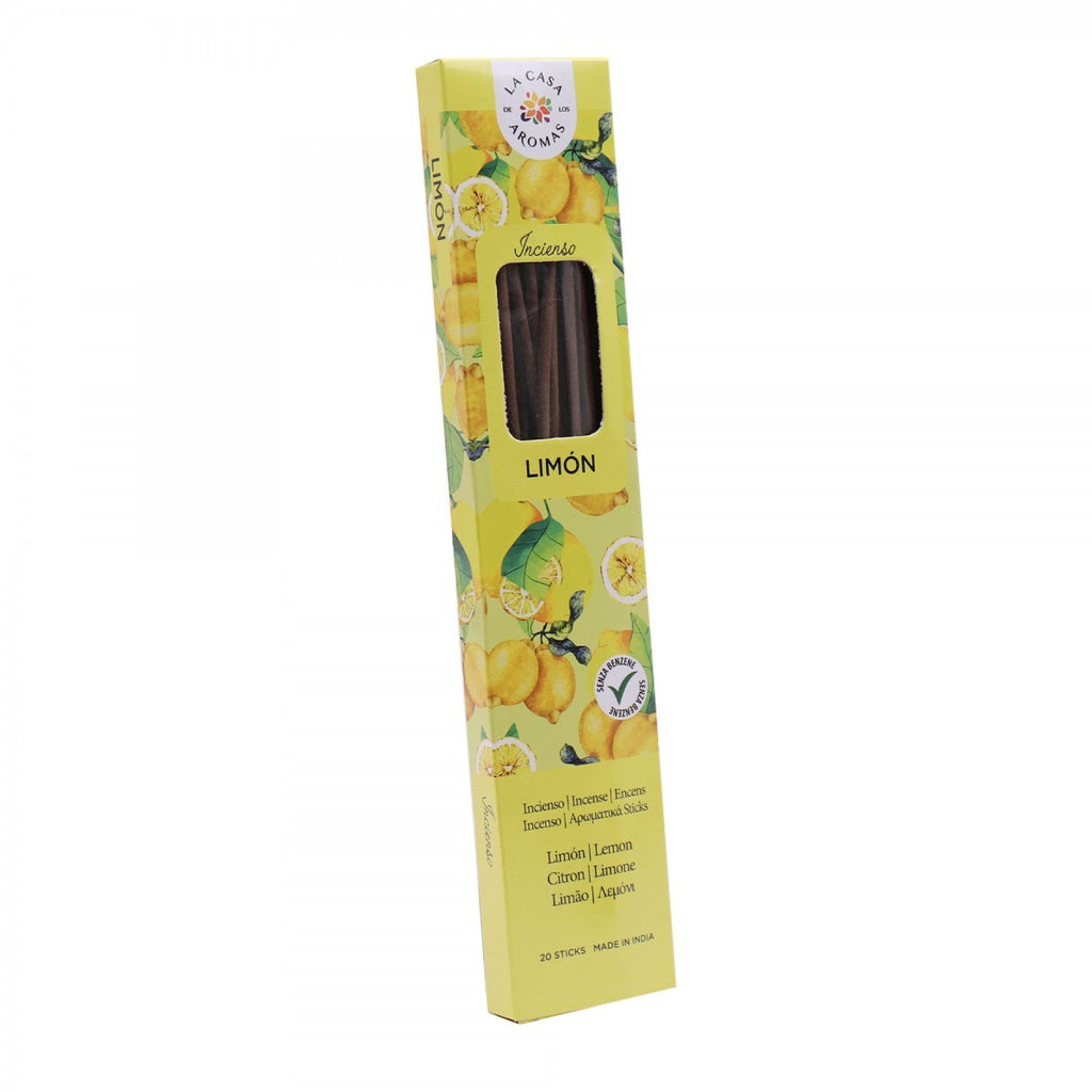 La Casa de los Aromas Lemon Incense Sticks product images and lifestyle scenes
