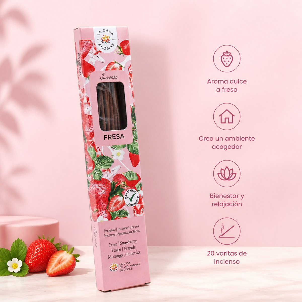 Strawberry Incense La Casa de Aromas