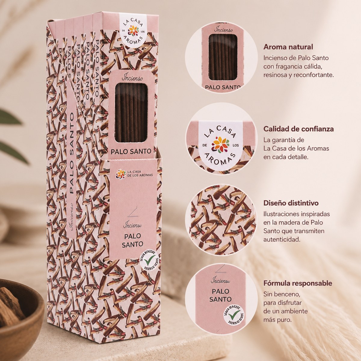 Palo Santo Weihrauch La Casa de los Aromas