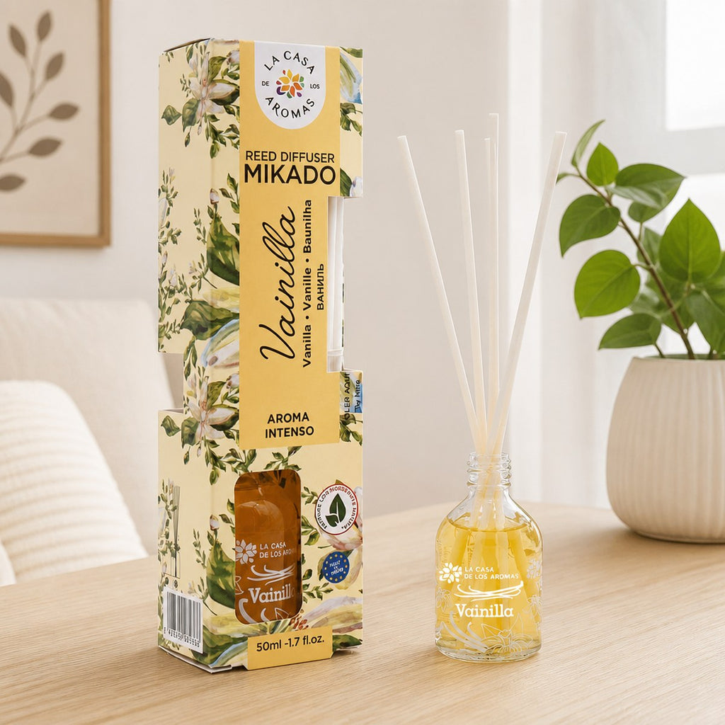 La Casa de los Aromas Raumduft mit Vanille-Duftstäbchen, 50 ml