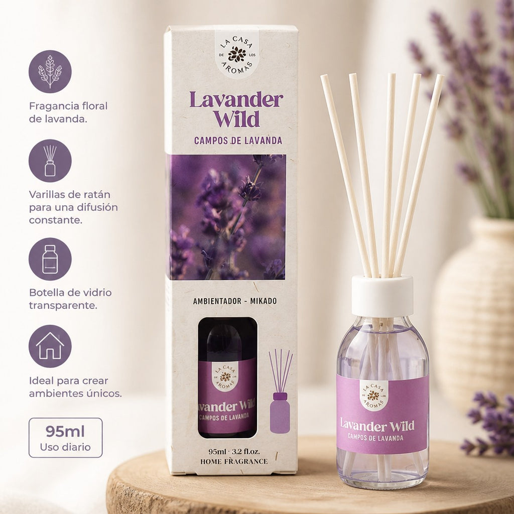 Wildlavendel-Lufterfrischer La Casa de los Aromas 95 ml