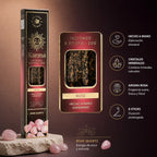 Karma Räucherstäbchen mit Rosenquarz