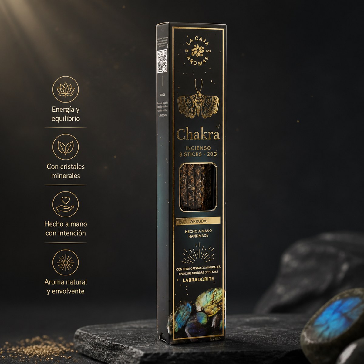 Labradorite Chakra Incense - 8 Units