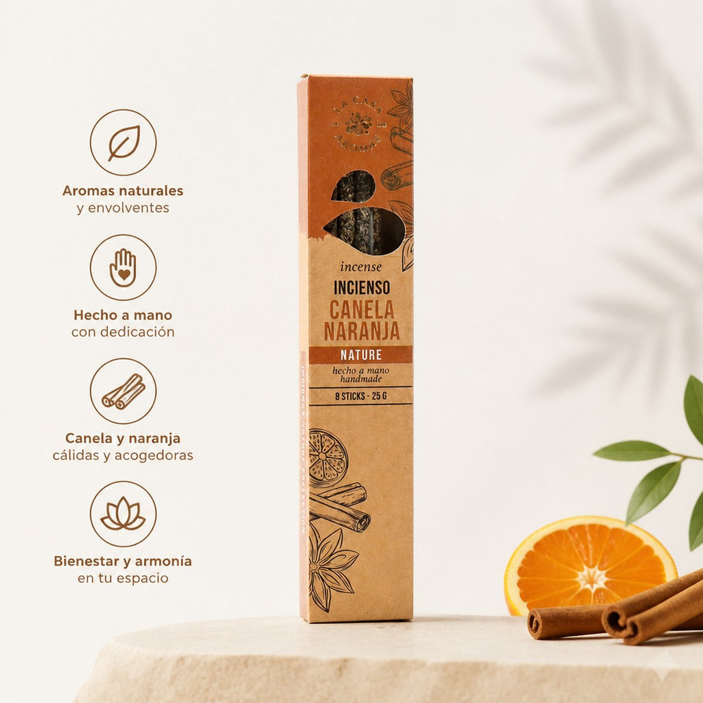 Räucherstäbchen Zimt Orange Natur