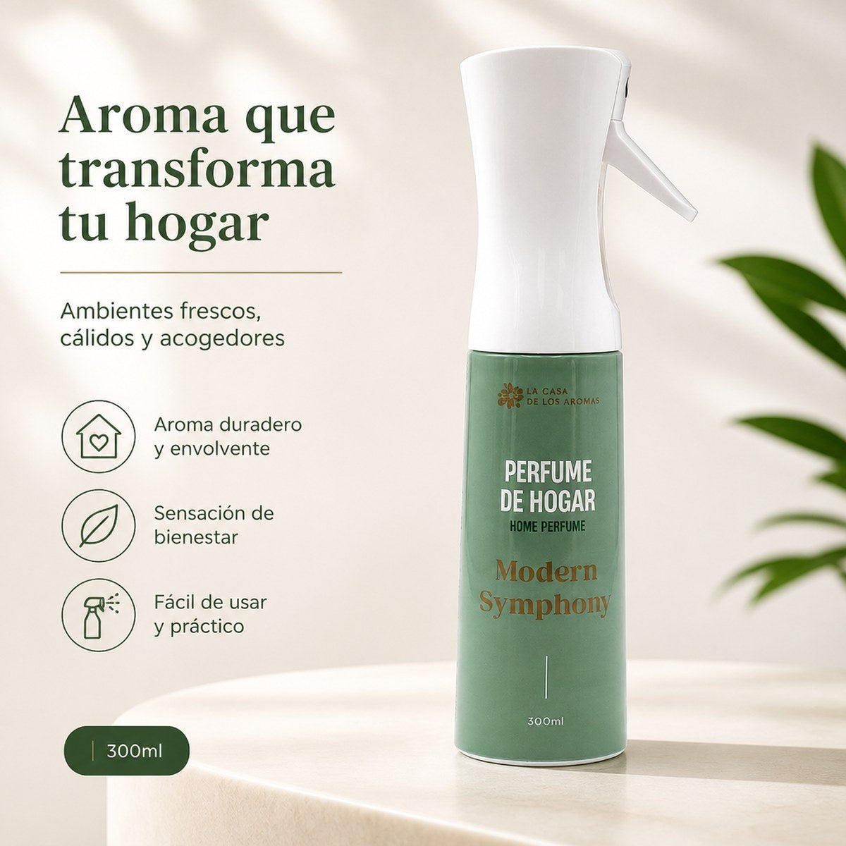Raumduftspray La Casa de los Aromas Modern Symphony, 300 ml