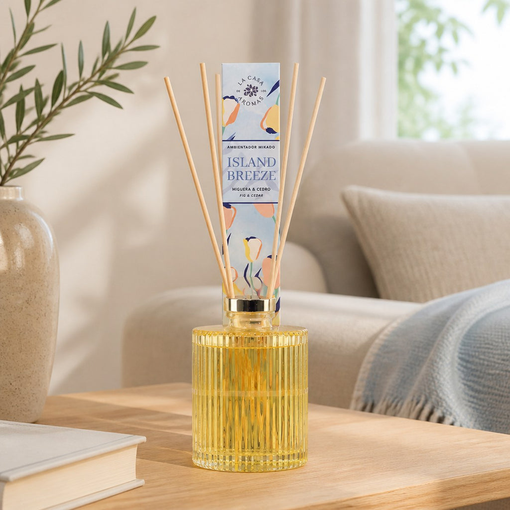 Mikado Raumduft Island Breeze La Casa de los Aromas | 250 ml | Feige und Zeder | Haushalt