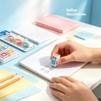 Kreatives Briefpapier-Set - Stempel, Farbe, Notizzettel und A5-Schneider