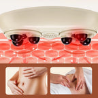 Masajeador abdominal inteligente con masaje de amasamiento humano en 360°, temperatura constante, luz roja y calor, ajuste de intensidad en 3 etapas para relajación profunda y bienestar doméstico