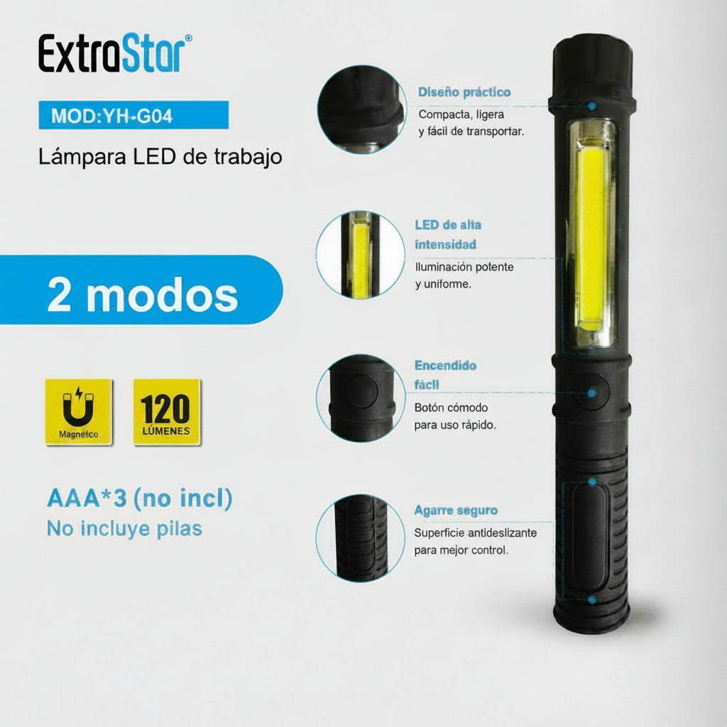 ExtroStar Magnetische LED-Arbeitsleuchte