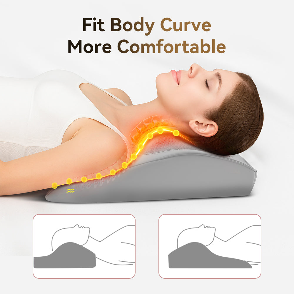 Cabezal de masaje shiatsu 3D con función de calor, masajeador portátil de 12V para el cuello y hombros, masajeador eléctrico para el dorso para uso en el hogar, oficina y automóvil, 12W de potencia