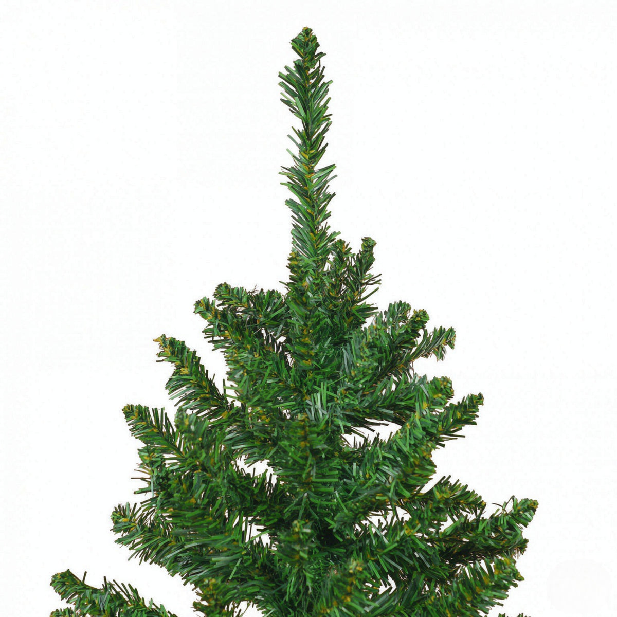 Árbol de Navidad artificial de 210 cm, 865 ramas con hojas artificiales realistas, imitación fiel del abeto Nordmann en color verde, decoración navideña festiva para el hogar (solo incluye el árbol de Navidad)