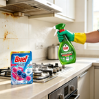 Haushaltsreinigungsset - Mehrzweckspray + WC-Reiniger + Handschuhe