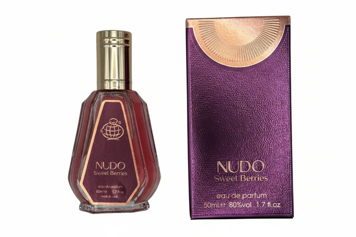 Nudo Sweet Berries Eau de Parfum product images and lifestyle scenes