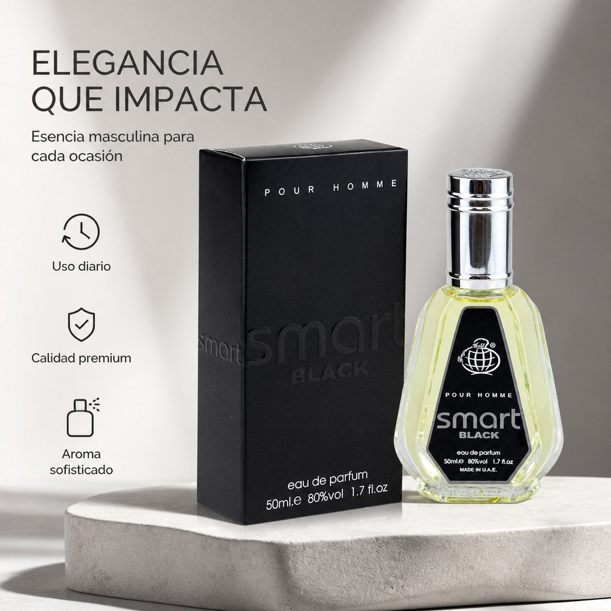 Eau de Parfum Smart Black for Men