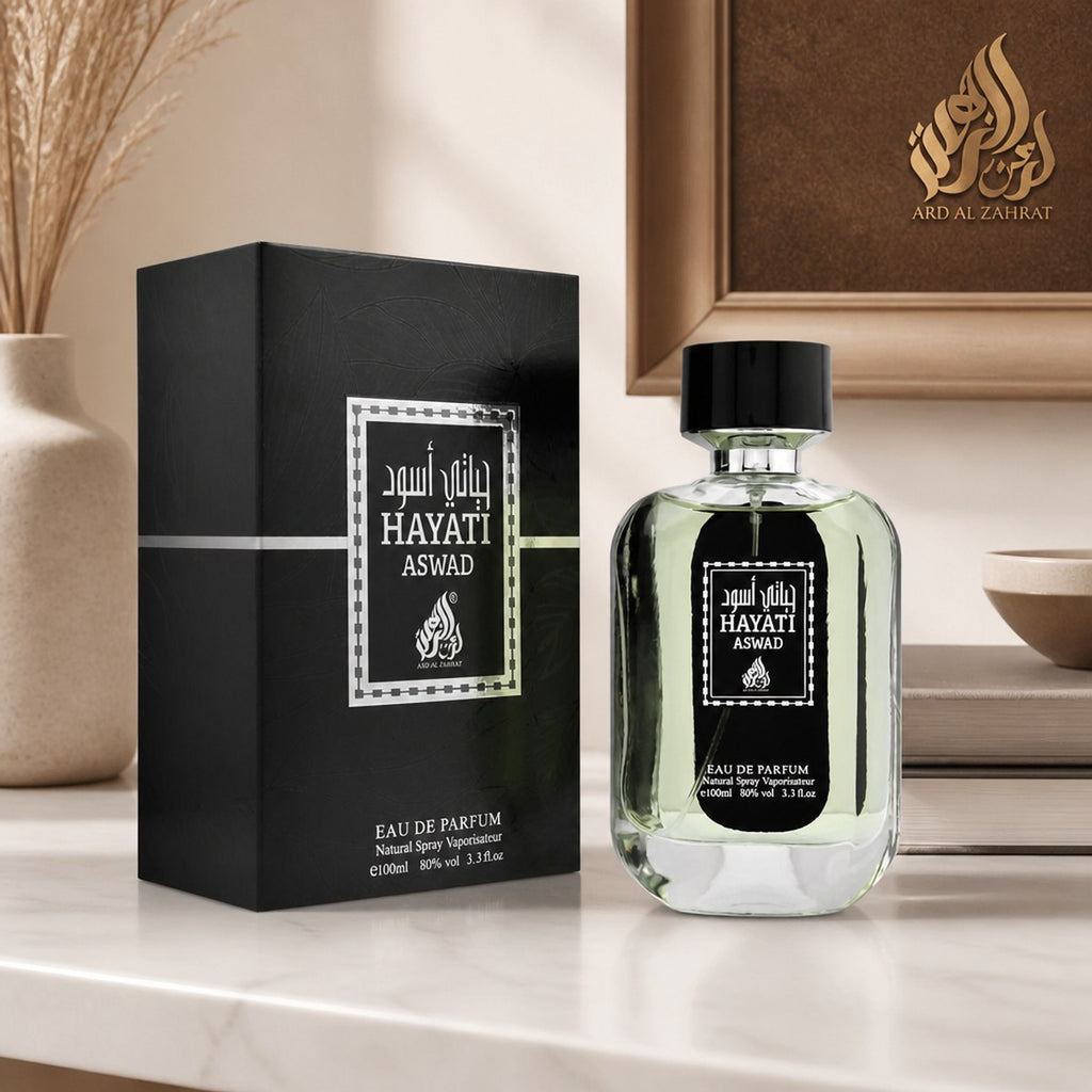 Ard Al Zahrat Hayati Aswad Eau de Parfum, 100 ml