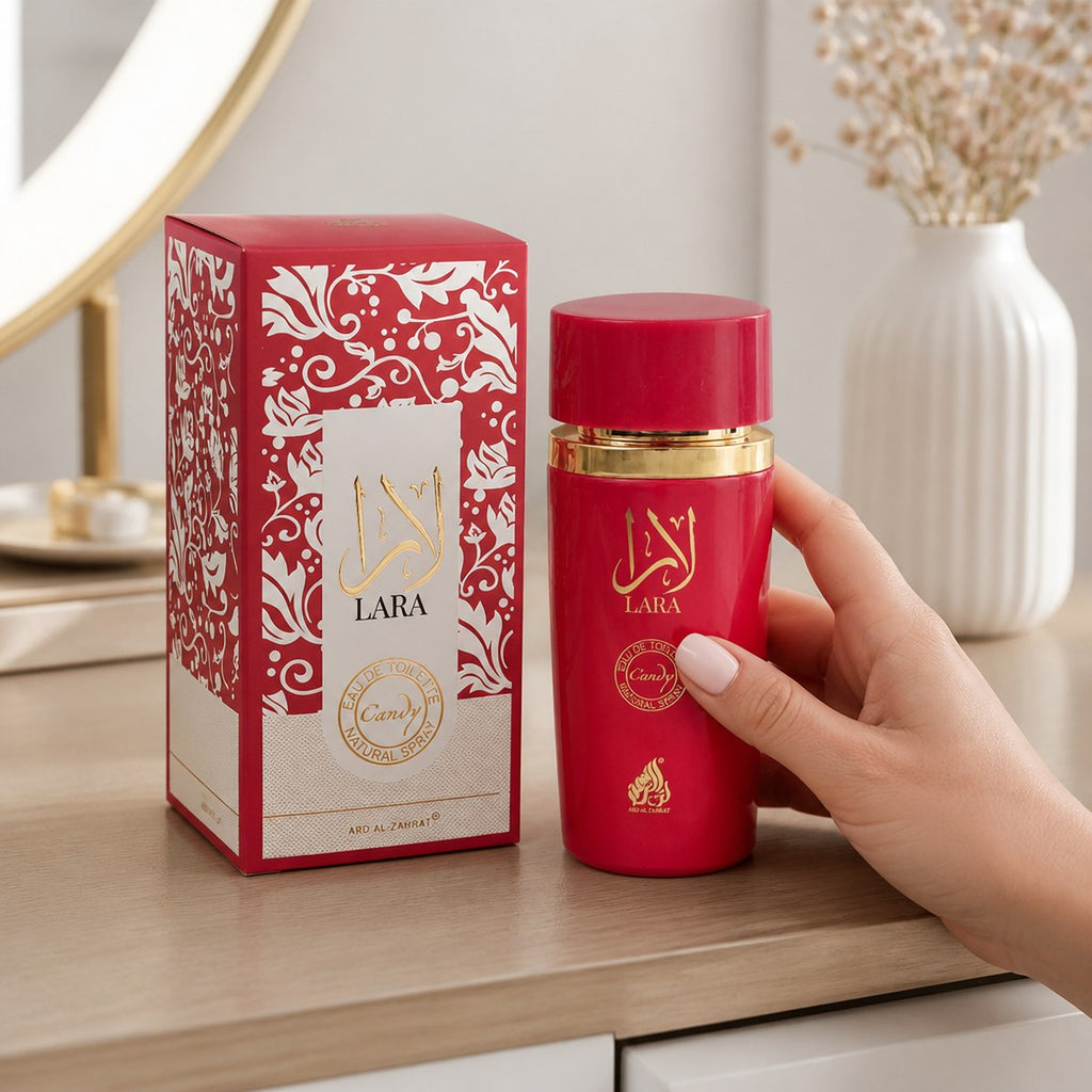 Eau de Toilette Ard Al Zahrat Lara | 100 ml | Zarter Duft | Unisex