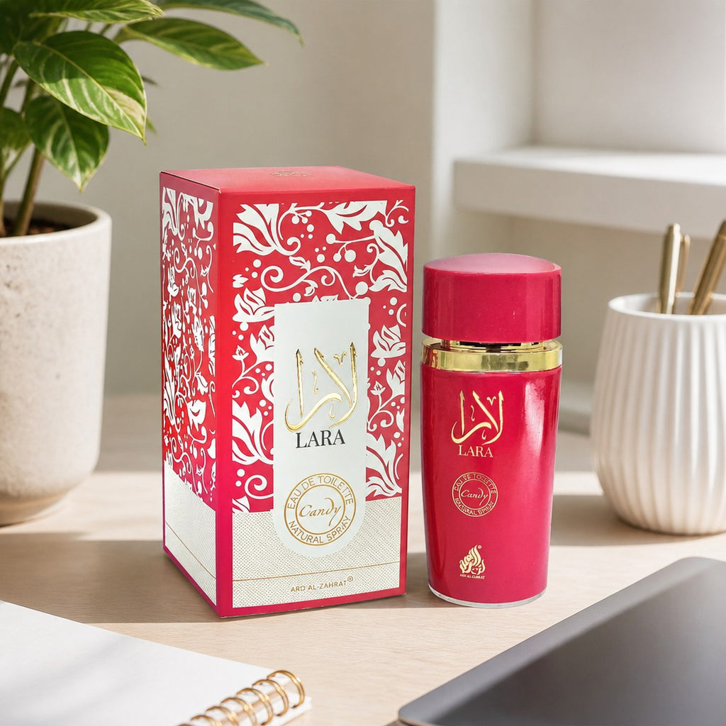Eau de Toilette Ard Al Zahrat Lara | 100 ml | Zarter Duft | Unisex