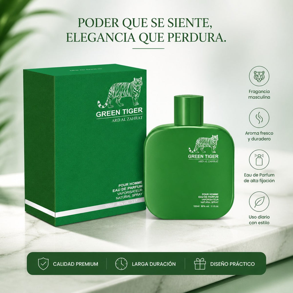 Eau de Toilette Green Tiger Herren
