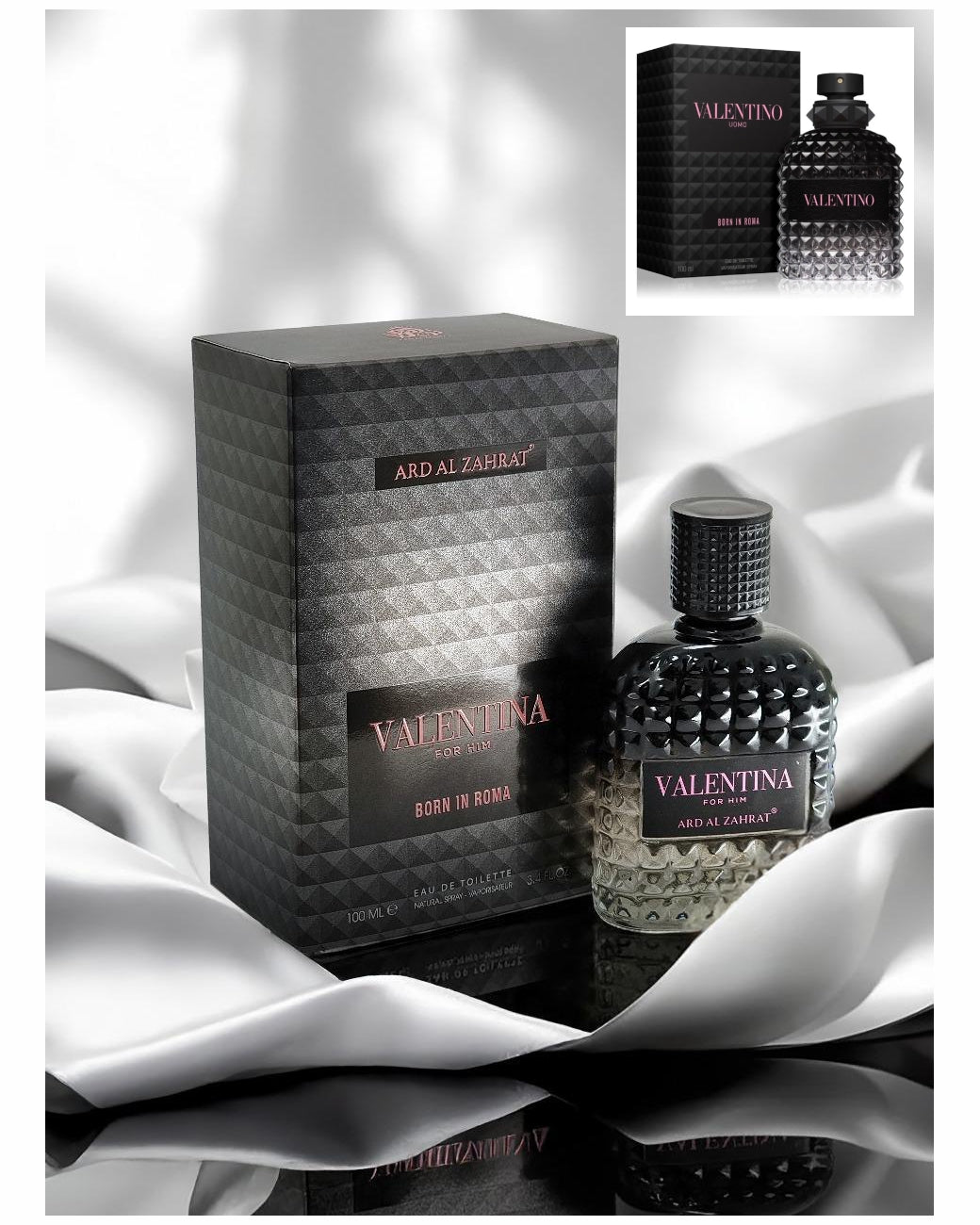 Ard Al Zahrat Valentina For Him Born In Roma Eau de Toilette 100ml product images and lifestyle scenes