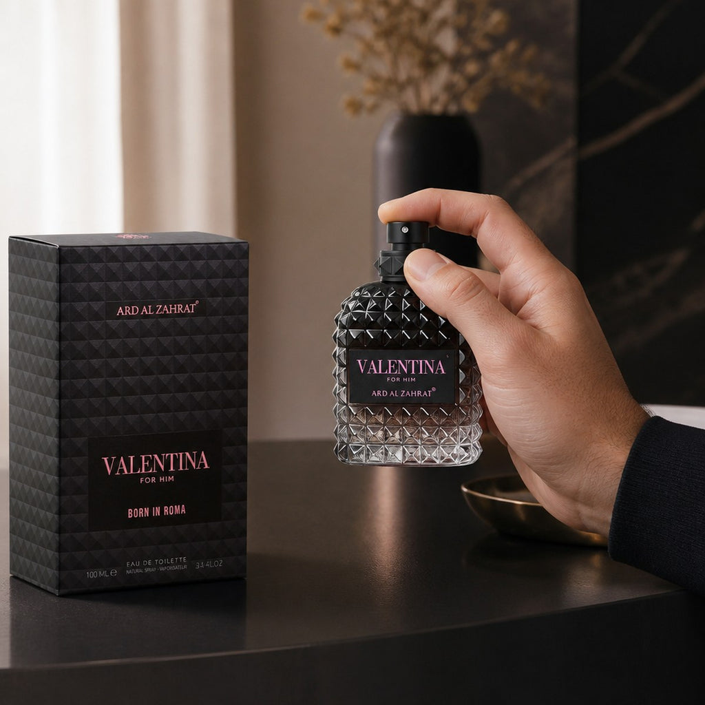 Eau de Toilette Ard Al Zahrat Valentina For Men Born In Roma 100 ml