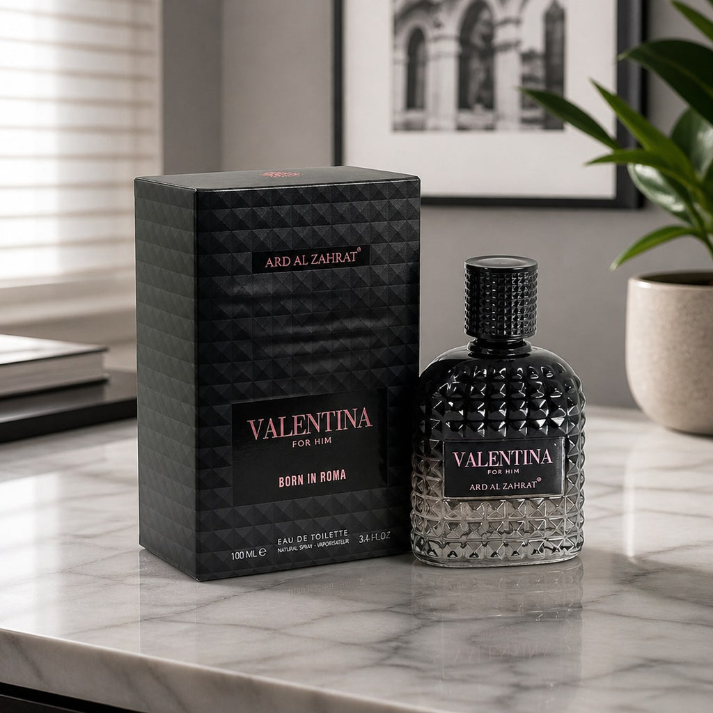 Eau de Toilette Ard Al Zahrat Valentina For Men Born In Roma 100 ml
