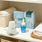 Elektrischer Lufterfrischer mit Nachfüllpack Baumwollblüte Clean – Komplettset