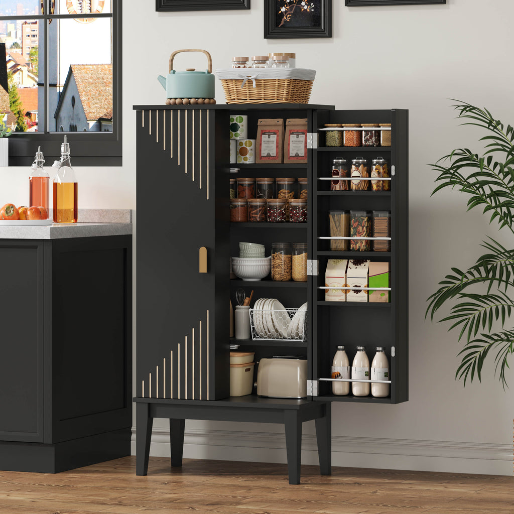 Gabinete de cocina de 120X59X30cm, gabinete, bufete, gabinete de almacenamiento de dos puertas con capacidad para colgar la puerta, gabinete de almacenamiento en estilo vintage, ideal para la cocina, comedor, salón y pasillo