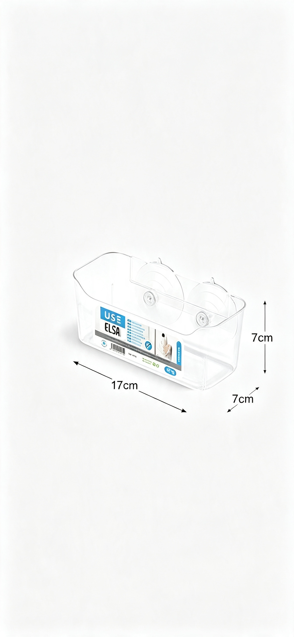 Transparent Organizer Box USE ELSA | With Handles | 4 Sizes | Durable Plastic | Home and Office