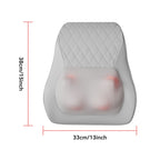 Cabezal de masaje shiatsu 3D con función de calor, masajeador portátil de 12V para el cuello y hombros, masajeador eléctrico para el dorso para uso en el hogar, oficina y automóvil, 12W de potencia
