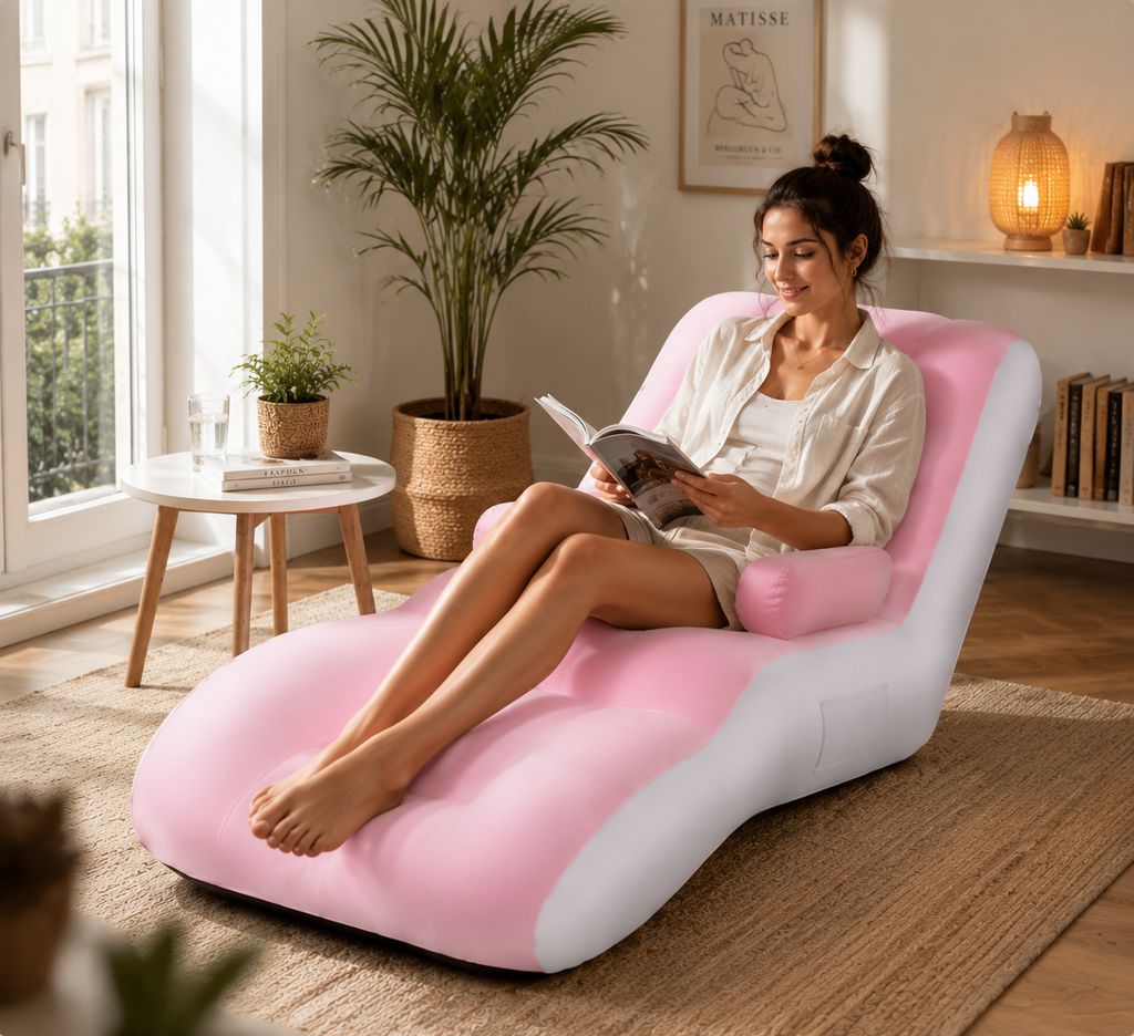Aufblasbares Sofa SD-5852 – Entspannen Sie sich in Sekundenschnelle im Garten, beim Camping oder im Wohnzimmer