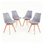 Silla elegante con forma ergonomica, Silla funcional, Silla de oficina, Silla de estar, Silla de recepción (solo con 4 sillas)