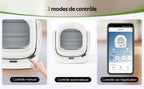 Toaleta automática inteligente para gatos con control por App, 68L de espacio interior, 8L de contenedor de desechos, caja de aromaterapia, seguridad infrarroja, para 1–2 gatos, auto - limpiante, silenciosa, segura para niños
