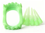 639 Uñas y Dientes Luminosos 6 Piezas