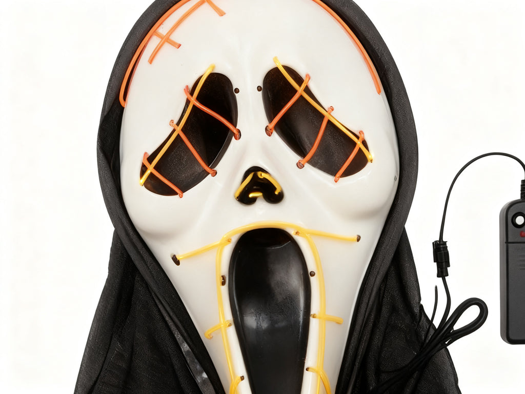 Mascarilla de Luz Fría para Halloween 1PC