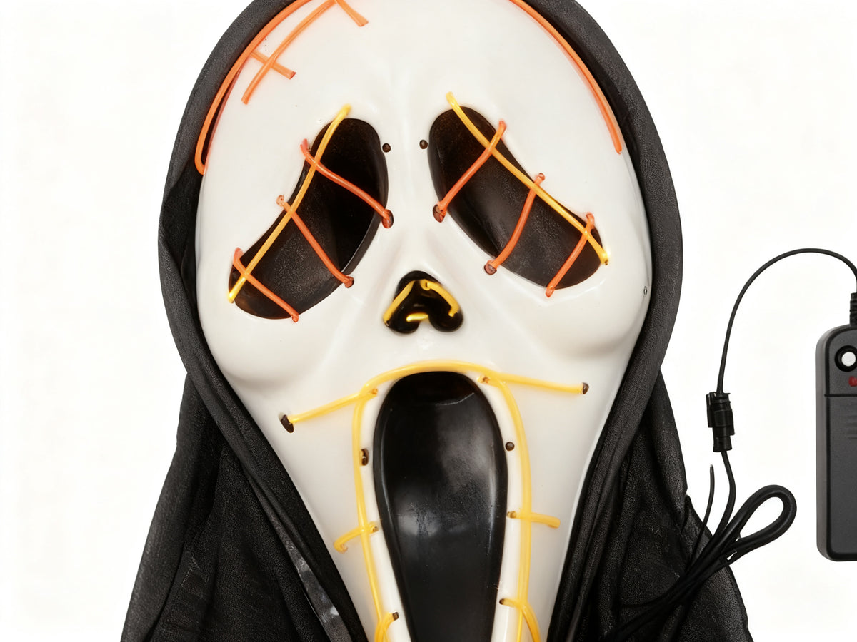 Mascarilla de Luz Fría para Halloween 1PC