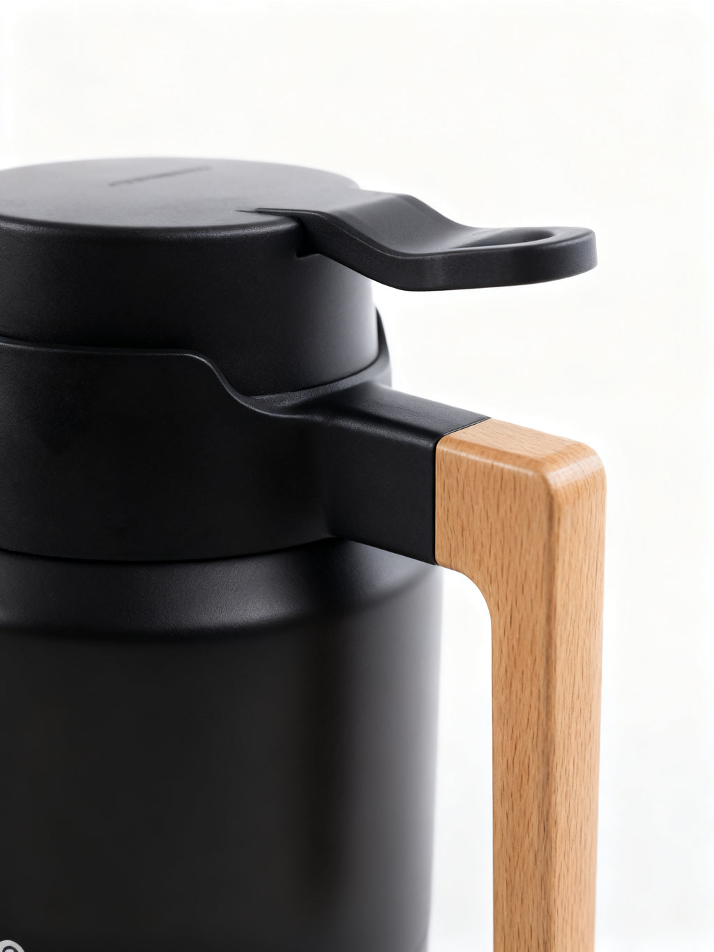 Jarra Termo Acero Madera 850ml THERMOSPORT