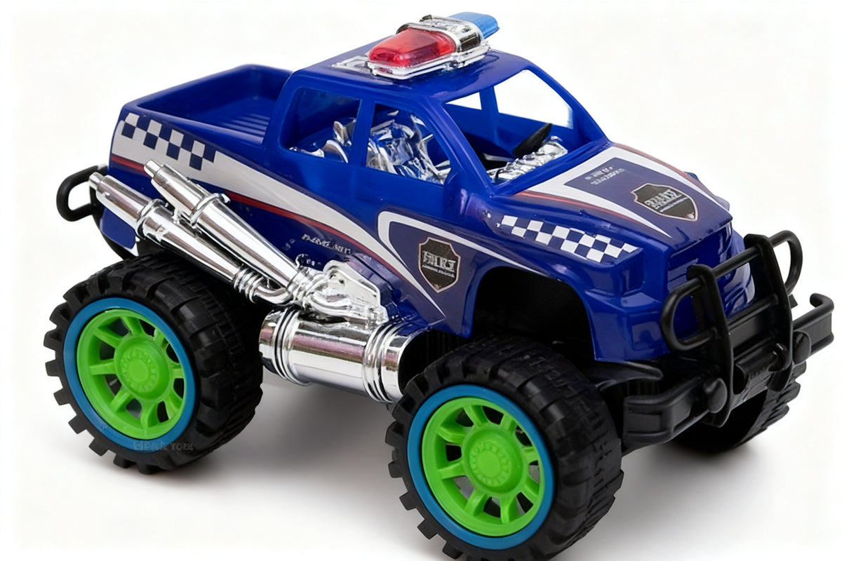COCHE POLICIA 4X4 BURBUJA